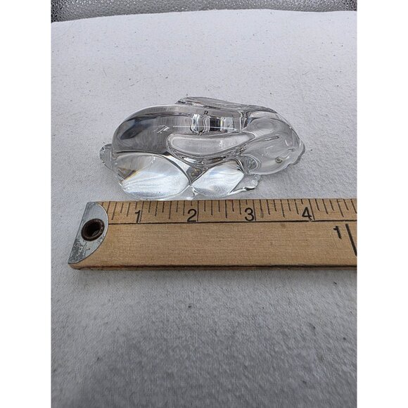 Princess House Clear Glass Rabbit Figurine 4 Inches Long - Picture 2 of 7